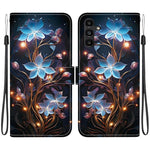 Custodia per telefono in pelle con disegno colorato con texture di cristallo, For Samsung Galaxy A13 5G