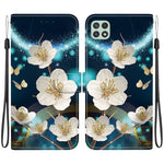 Custodia per telefono in pelle con disegno colorato con texture di cristallo, For Samsung Galaxy A22 5G