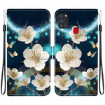 Custodia per telefono in pelle con disegno colorato con texture di cristallo, For Samsung Galaxy A21s