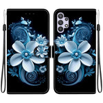 Custodia per telefono in pelle con disegno colorato con texture di cristallo, For Samsung Galaxy A32 5G