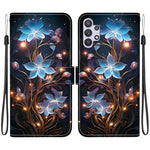Custodia per telefono in pelle con disegno colorato con texture di cristallo, For Samsung Galaxy A32 5G