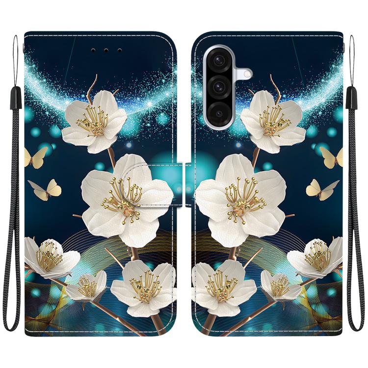 Custodia per telefono in pelle con disegno colorato con texture di cristallo, For Samsung Galaxy A26 5G
