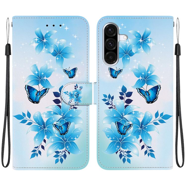 Custodia per telefono in pelle con disegno colorato con texture di cristallo, For Samsung Galaxy A26 5G