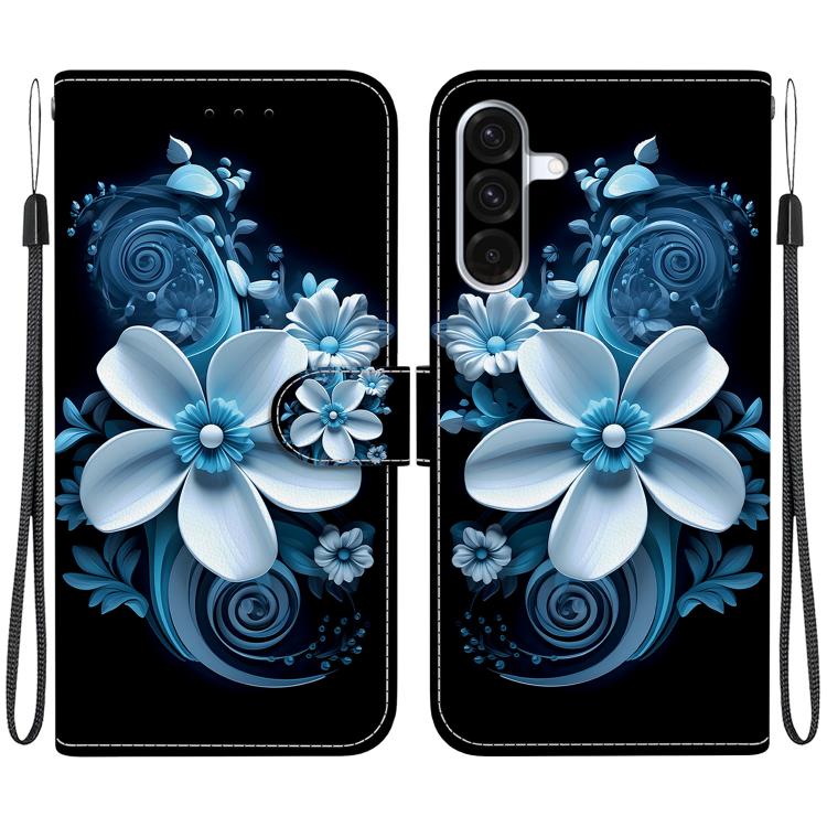 Custodia per telefono in pelle con disegno colorato con texture di cristallo, For Samsung Galaxy A26 5G