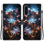 Custodia per telefono in pelle con disegno colorato con texture di cristallo, For Samsung Galaxy A26 5G