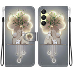 Custodia per telefono in pelle con disegno colorato con texture di cristallo, For Samsung Galaxy A25 5G