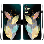 Custodia per telefono in pelle con disegno colorato con texture di cristallo, For Samsung Galaxy A25 5G