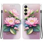 Custodia per telefono in pelle con disegno colorato con texture di cristallo, For Samsung Galaxy A25 5G