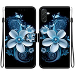 Custodia per telefono in pelle con disegno colorato con texture di cristallo, For Galaxy A37 5G / A36 5G