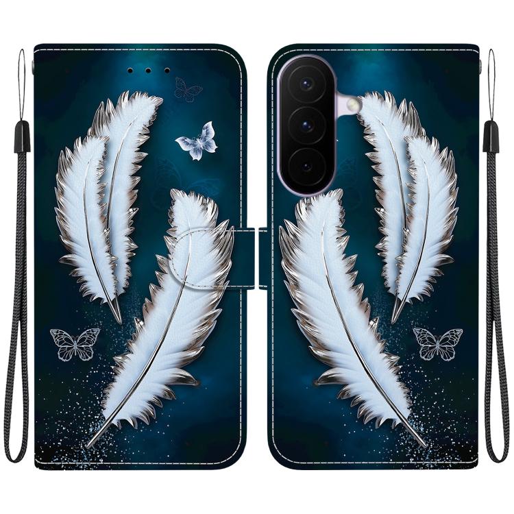 Custodia per telefono in pelle con disegno colorato con texture di cristallo, For Galaxy A27 5G