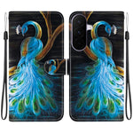 Custodia per telefono in pelle con disegno colorato con texture di cristallo, For Galaxy A27 5G