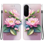 Custodia per telefono in pelle con disegno colorato con texture di cristallo, For Galaxy A27 5G