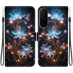 Custodia per telefono in pelle con disegno colorato con texture di cristallo, For Galaxy A27 5G