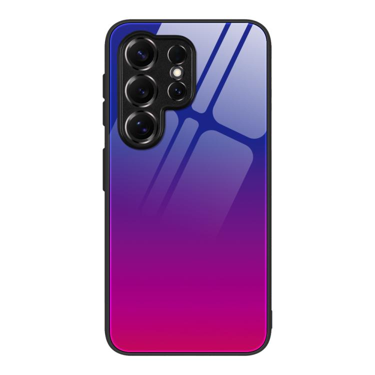 Custodia per telefono in vetro con colori sfumati, For Samsung Galaxy S26+ 5G, For Samsung Galaxy S26 Ultra 5G, For Samsung Galaxy S26 5G