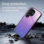 Custodia per telefono in vetro con colori sfumati, For Samsung Galaxy S26+ 5G, For Samsung Galaxy S26 Ultra 5G, For Samsung Galaxy S26 5G