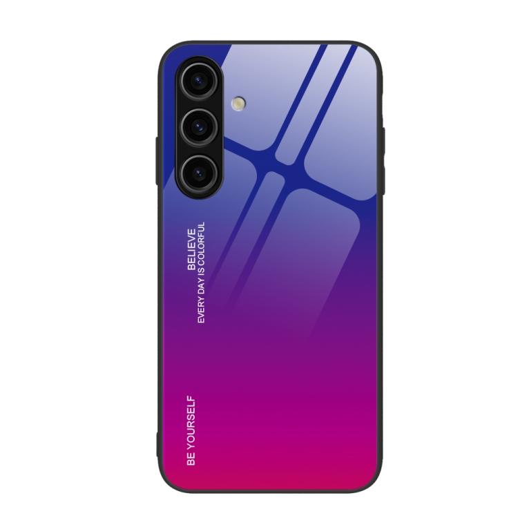 Custodia per telefono in vetro con colori sfumati, For Samsung Galaxy S26+ 5G, For Samsung Galaxy S26 Ultra 5G, For Samsung Galaxy S26 5G