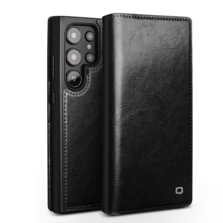 Custodia per telefono in vera pelle QIALINO, For Samsung Galaxy S26+ 5G, For Samsung Galaxy S26 Ultra 5G, For Samsung Galaxy S26 5G, For Samsung Galaxy S25 5G, For Samsung Galaxy S25+ 5G, For Samsung Galaxy S25 Ultra 5G