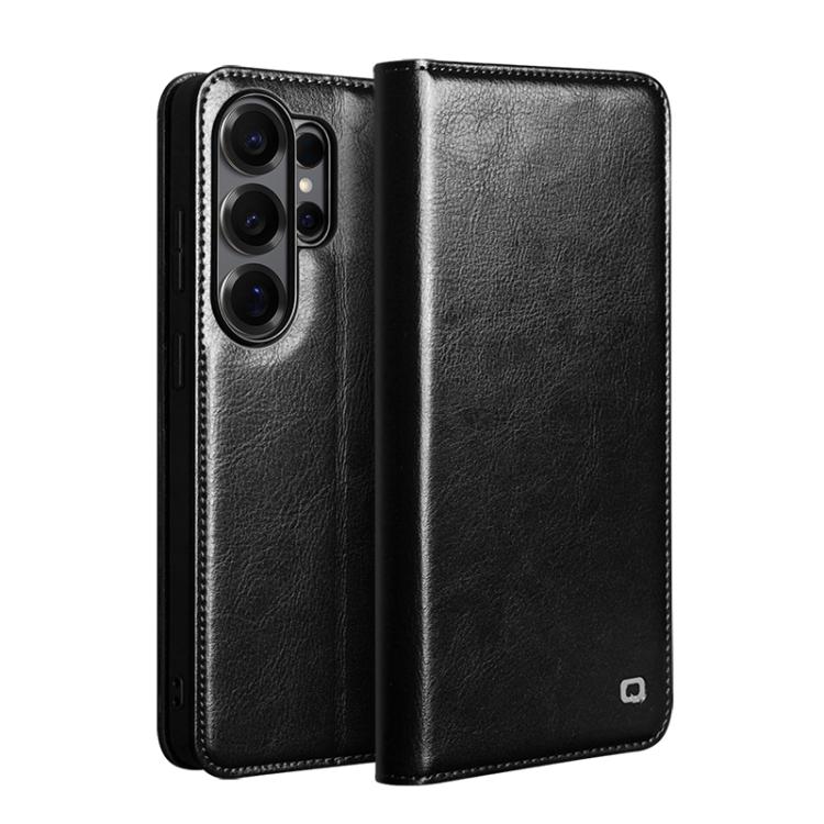 Custodia per telefono in vera pelle QIALINO, For Samsung Galaxy S26+ 5G, For Samsung Galaxy S26 Ultra 5G, For Samsung Galaxy S26 5G, For Samsung Galaxy S25 5G, For Samsung Galaxy S25+ 5G, For Samsung Galaxy S25 Ultra 5G