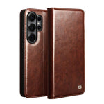 Custodia per telefono in vera pelle QIALINO, For Samsung Galaxy S26+ 5G, For Samsung Galaxy S26 Ultra 5G, For Samsung Galaxy S26 5G, For Samsung Galaxy S25 5G, For Samsung Galaxy S25+ 5G, For Samsung Galaxy S25 Ultra 5G