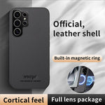 Custodia magnetica in pelle per telefono HUIYI, For Samsung Galaxy S25 Ultra 5G, For Samsung Galaxy S24 FE 5G, For Samsung Galaxy S20 FE