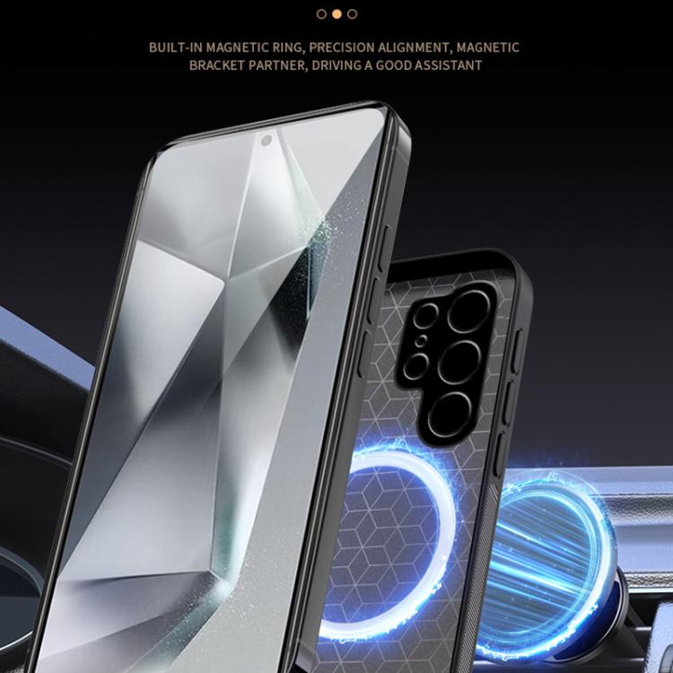 Custodia magnetica in pelle per telefono HUIYI, For Samsung Galaxy S25 Ultra 5G, For Samsung Galaxy S24 FE 5G, For Samsung Galaxy S20 FE
