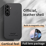 Custodia magnetica in pelle per telefono HUIYI, For Galaxy S26 FE 5G, For Galaxy S26+ 5G, For Galaxy S26 Ultra 5G, For Galaxy S26 5G