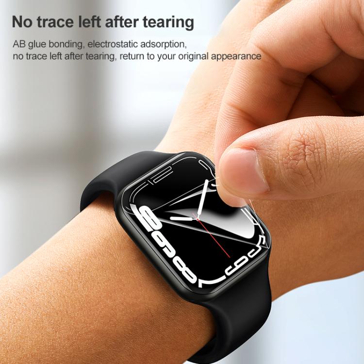 Pellicola protettiva morbida in idrogel per lo schermo dell'orologio con localizzatore, For Apple Watch Series 6 / 5 / 4 / SE 44mm, For Apple Watch Series 6 / 5 / 4 / SE 40mm, For Apple Watch Series 11 / 10 46mm, For Apple Watch Series 11 / 10 42mm    ...