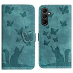 Custodia per telefono in pelle con stampa a farfalla e gatto, For Samsung Galaxy A17 5G / A26 5G, For Samsung Galaxy A56 5G, For Samsung Galaxy A26 5G, For Samsung Galaxy A36 5G