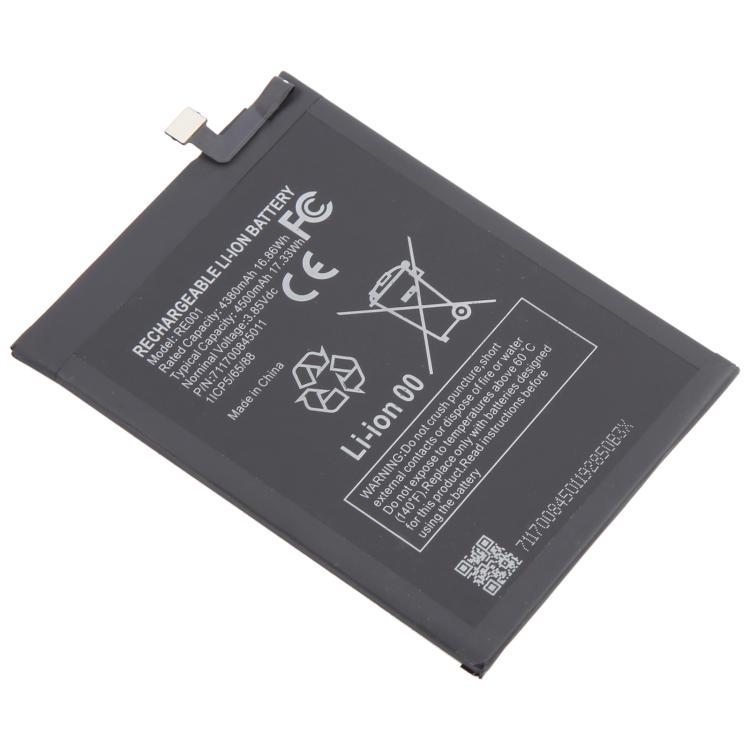 Battery Replacement, For T-Mobile REVVL 6 5G RE001 4380mAh