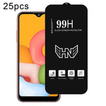 25 pezzi di pellicola in vetro temperato a schermo intero con grande arco in alluminio, For Samsung Galaxy A42 5G, For Samsung Galaxy A71 5G UW, For Samsung Galaxy A Quantum, For Samsung Galaxy A21s, For Samsung Galaxy A51 5G UW, For Samsung Galaxy A71...