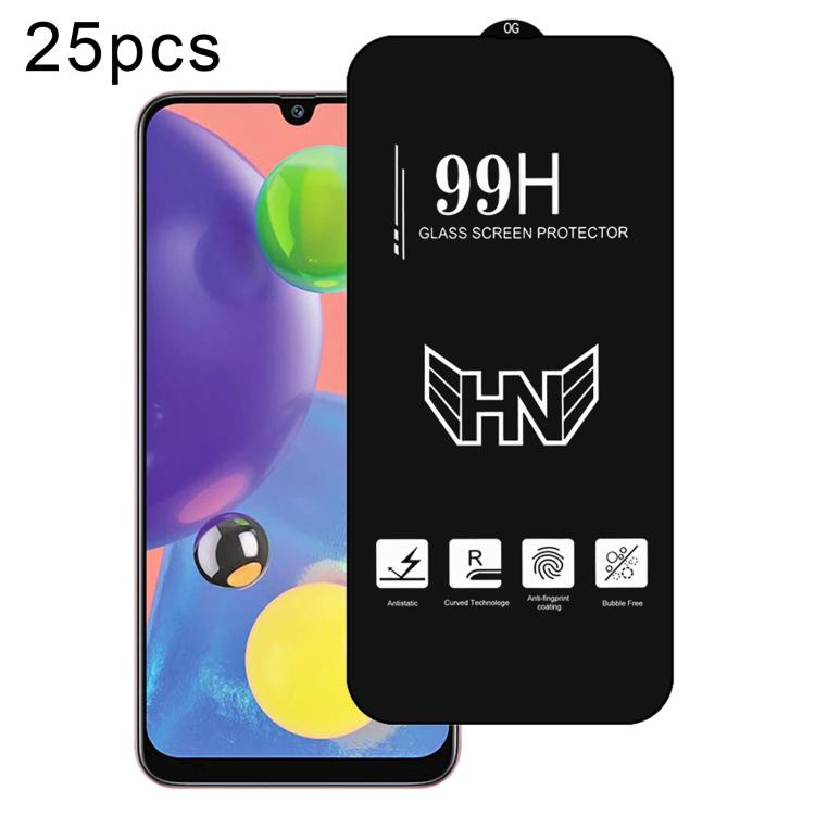 25 pezzi di pellicola in vetro temperato a schermo intero con grande arco in alluminio, For Samsung Galaxy A42 5G, For Samsung Galaxy A71 5G UW, For Samsung Galaxy A Quantum, For Samsung Galaxy A21s, For Samsung Galaxy A51 5G UW, For Samsung Galaxy A71...