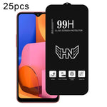 25 pezzi di pellicola in vetro temperato a schermo intero con grande arco in alluminio, For Samsung Galaxy A42 5G, For Samsung Galaxy A71 5G UW, For Samsung Galaxy A Quantum, For Samsung Galaxy A21s, For Samsung Galaxy A51 5G UW, For Samsung Galaxy A71...