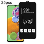 25 pezzi di pellicola in vetro temperato a schermo intero con grande arco in alluminio, For Samsung Galaxy A42 5G, For Samsung Galaxy A71 5G UW, For Samsung Galaxy A Quantum, For Samsung Galaxy A21s, For Samsung Galaxy A51 5G UW, For Samsung Galaxy A71...