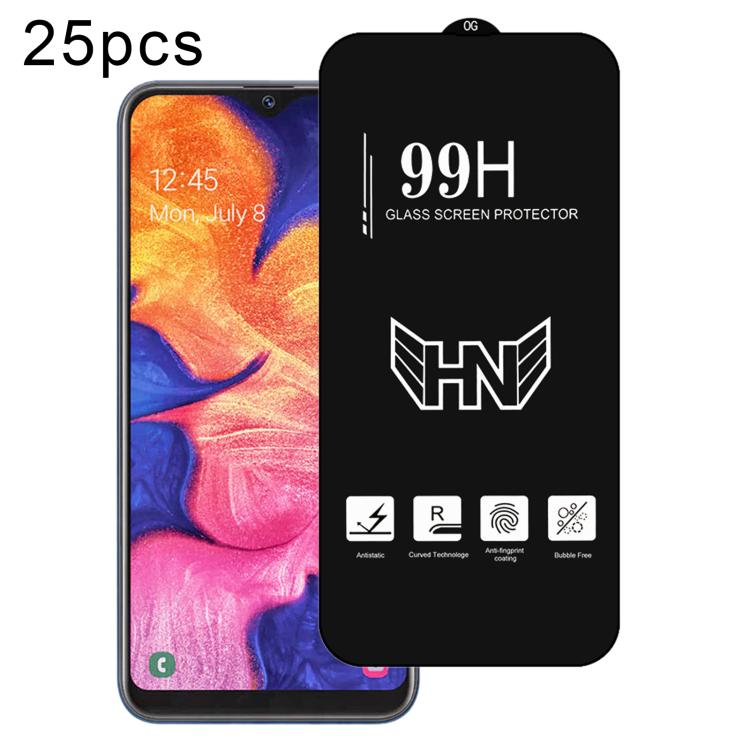 25 pezzi di pellicola in vetro temperato a schermo intero con grande arco in alluminio, For Samsung Galaxy A42 5G, For Samsung Galaxy A71 5G UW, For Samsung Galaxy A Quantum, For Samsung Galaxy A21s, For Samsung Galaxy A51 5G UW, For Samsung Galaxy A71...