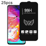 25 pezzi di pellicola in vetro temperato a schermo intero con grande arco in alluminio, For Samsung Galaxy A42 5G, For Samsung Galaxy A71 5G UW, For Samsung Galaxy A Quantum, For Samsung Galaxy A21s, For Samsung Galaxy A51 5G UW, For Samsung Galaxy A71...