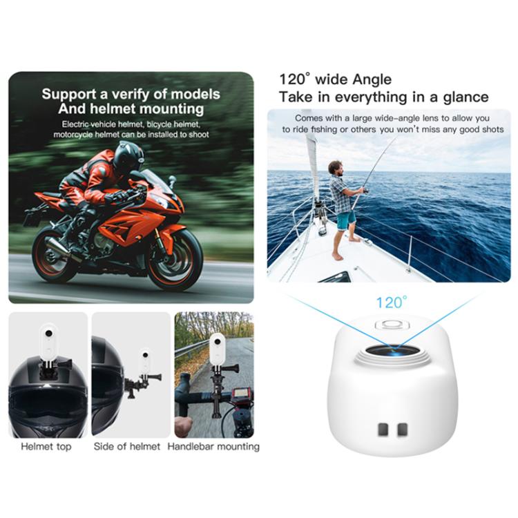 H88 4K Mini Sports Camera WiFi con Obiettivo 120°
