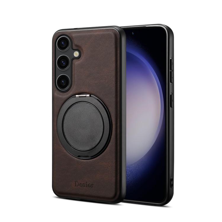 Custodia per telefono Denior A14 Skin Feel con supporto rotante MagSafe, For Samsung Galaxy S26 Ultra 5G, For Samsung Galaxy S25 5G, For Samsung Galaxy S25+ 5G, For Samsung Galaxy S25 Ultra 5G, For Samsung Galaxy S24 FE 5G, For Samsung Galaxy S24+ 5G  ...