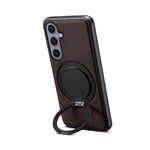 Custodia per telefono Denior A14 Skin Feel con supporto rotante MagSafe, For Samsung Galaxy S26 Ultra 5G, For Samsung Galaxy S25 5G, For Samsung Galaxy S25+ 5G, For Samsung Galaxy S25 Ultra 5G, For Samsung Galaxy S24 FE 5G, For Samsung Galaxy S24+ 5G  ...