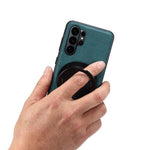 Custodia per telefono Denior A14 Skin Feel con supporto rotante MagSafe, For Samsung Galaxy S26 Ultra 5G, For Samsung Galaxy S25 5G, For Samsung Galaxy S25+ 5G, For Samsung Galaxy S25 Ultra 5G, For Samsung Galaxy S24 FE 5G, For Samsung Galaxy S24+ 5G  ...