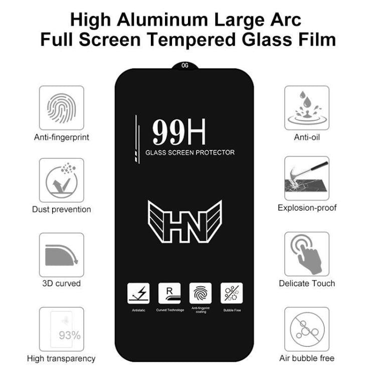 Pellicola in vetro temperato a schermo intero con grande arco in alluminio, For Samsung Galaxy S25 FE 5G, For Samsung Galaxy S24 FE 5G, For Samsung Galaxy S23 FE 5G, For Samsung Galaxy S20 FE 2022, For Samsung Galaxy S20 FE, For Samsung Galaxy S21 FE 5...