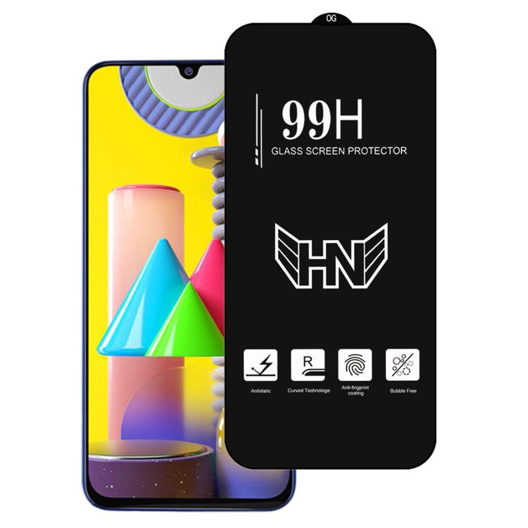 Pellicola in vetro temperato a schermo intero con grande arco in alluminio, For Samsung Galaxy M02s, For Samsung Galaxy M12, For Samsung Galaxy M12 India, For Samsung Galaxy M31 Prime, For Samsung Galaxy M21s, For Samsung Galaxy M31s                   ...