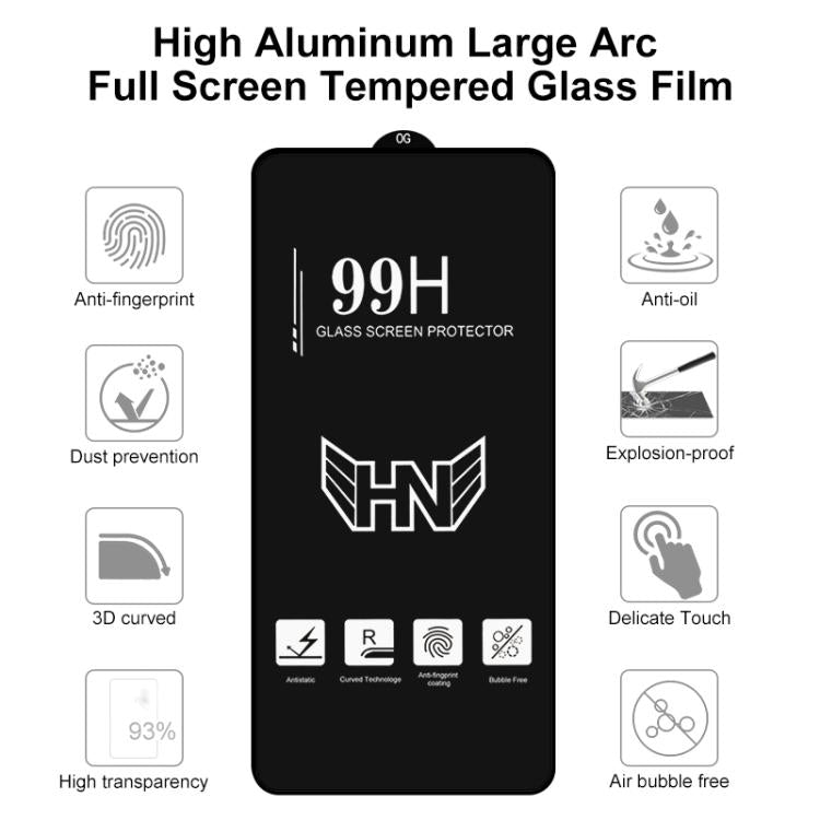25 pezzi 0,18 mm di altezza in alluminio grande arco schermo intero pellicola in vetro temperato, supporto sblocco impronta digitale, For Samsung Galaxy S26+ 5G, For Samsung Galaxy S26 Edge 5G, For Samsung Galaxy S26 Ultra 5G, For Samsung Galaxy S26 5G...
