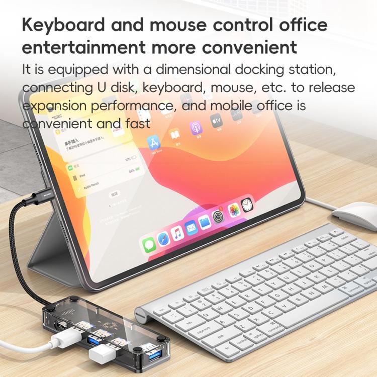 Adattatore HUB 4 in 1 Tipo-C a USB 3.0 x4