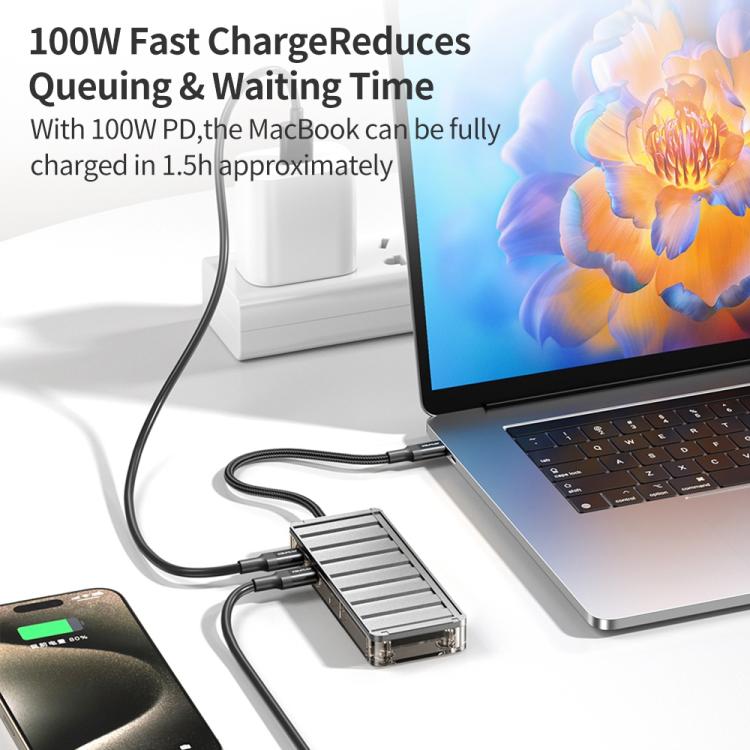 Adattatore Hub USB-C 6 in 1 con HDMI e USB 3.0