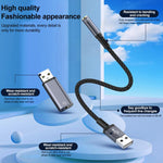 Adattatore audio USB maschio a 3,5 mm femmina