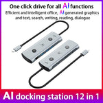 Hub USB-C 12 in 1 YCE V172 con docking station