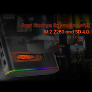 ONE-NETBOOK OneXGPU2 AMD Radeon RX 7800M 12GB Dock di espansione portatile, OneXGPU2