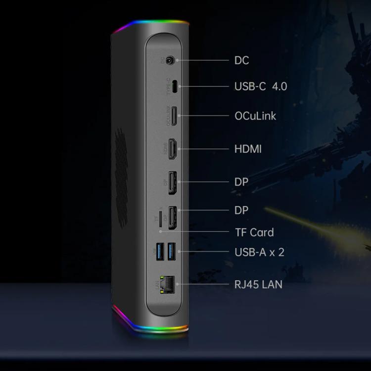ONE-NETBOOK OneXGPU2 AMD Radeon RX 7800M 12GB Dock di espansione portatile, OneXGPU2