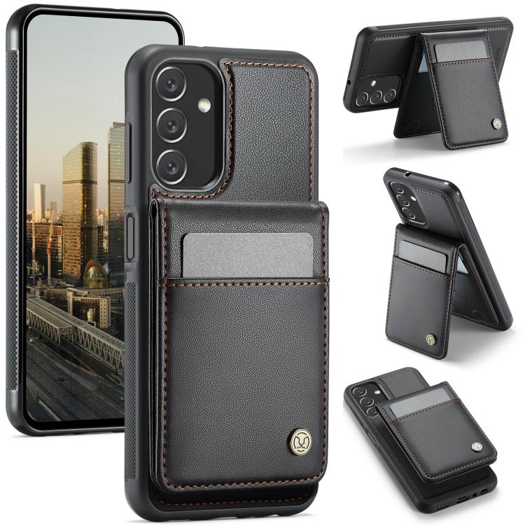 JEEHOOD J06 Custodia per telefono in PU con porta carte RFID MagSafe in stile britannico, For Samsung Galaxy A13 5G, For Samsung Galaxy A51 4G, For Samsung Galaxy A50