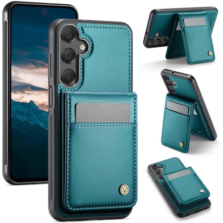 JEEHOOD J06 Custodia per telefono in PU con porta carte RFID MagSafe in stile britannico, For Samsung Galaxy A35, For Samsung Galaxy A15, For Samsung Galaxy A25 5G, For Samsung Galaxy A23 4G / 5G